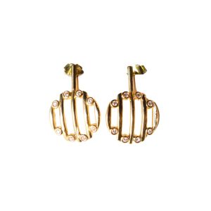 Detached Round Earrings