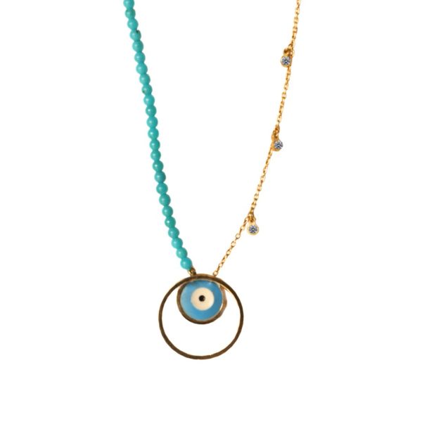 Necklace Turquoise Eye