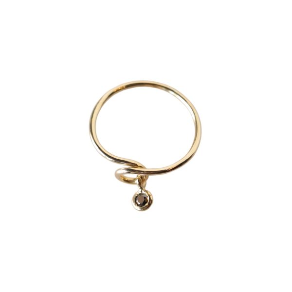 Ring Twist black Diamond